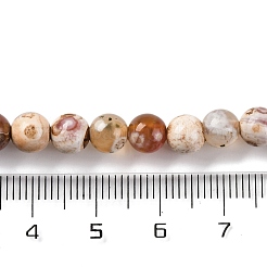 Naturelles feu crépitent agate perles brins&nbsp;G-G163-A01-01