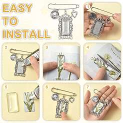 DIY-Set zur Herstellung rechteckiger Anhänger&nbsp;DIY-FS0009-40