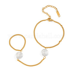 Minimalistische Fingerringarmbänder aus 304 Edelstahl für Frauen&nbsp;CK5416