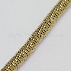 Chapelets de perles en hématite synthétique sans magnétiques&nbsp;G-J164A-4mm-07