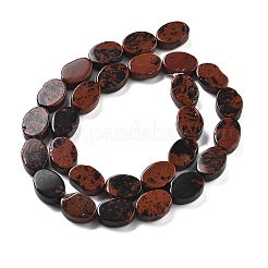 Natur Mahagoni Obsidian Perlen Stränge&nbsp;G-P559-B16-01