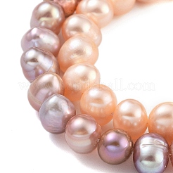 Fili di perle di perle d'acqua dolce coltivate naturali&nbsp;PEAR-C003-12C