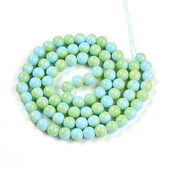 Perles de verre de peinture de cuisson&nbsp;X1-DGLA-N003-10mm-C04