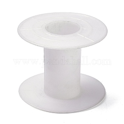 (defekter Restpostenverkauf), Kunststoff leere Spulen für Draht, Fadenspulen, weiß, 5.6x4.6 cm