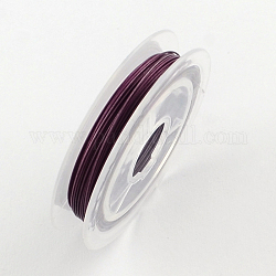 Tiger Tail Wire, Nylon-coated Stainless Steel, Purple, 0.45mm, about 32.8 Feet(10m)/roll