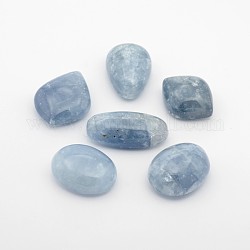Perles naturelles de célestite / célestine, pierres de guérison, pour la thérapie de méditation équilibrant l'énergie, pierre roulée, pépites, 28~41x15~29x12~16mm