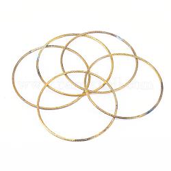 Accessoire de bricolage de bracelet en laiton, sans nickel, brut (non plaqué), 2-3/8 pouce (60 mm)
