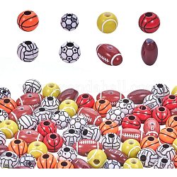 Pandahall 320pcs surtido de bolas deportivas de plástico - manualidades para niños y actividades divertidas para el hogar