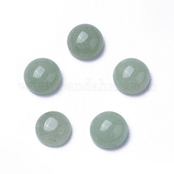 Natürlichen grünen Aventurin Cabochons, halbrund / Dome, 7x3.5~4 mm