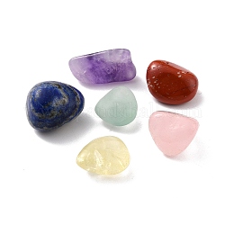 Natürliche gemischte Steinperlen, Nuggets, getrommelt Stein, Heilsteine, für Reiki-Heilkristalle, Chakra-Ausgleich, Heilsteine, 18~26.5x15.5~22x9~18 mm
