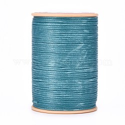 平らなワックス糸ストリング  マイクロマクラメコード  革縫い用  ライトブルー  0.8mm  約109.36ヤード（100m）/ロール
