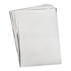 A4 papel de estampado en caliente, plata, 29x20~21 cm, 50 hojas / bolsa