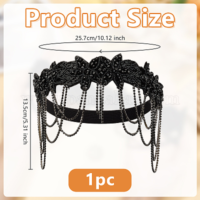 1 Stück Polyester-Fascinator&nbsp;OHAR-OC0001-08-1