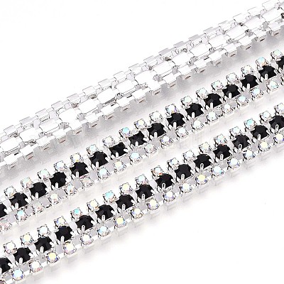 Catene della tazza del rhinestone di ferro&nbsp;CH-T006-04S-02-1