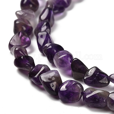 Natürlichen Amethyst Perlen Stränge&nbsp;G-P497-01E-45-1