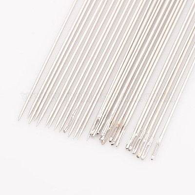 Agujas para hacer cuentas de acero resistentes al deslustre&nbsp;ES003Y-1