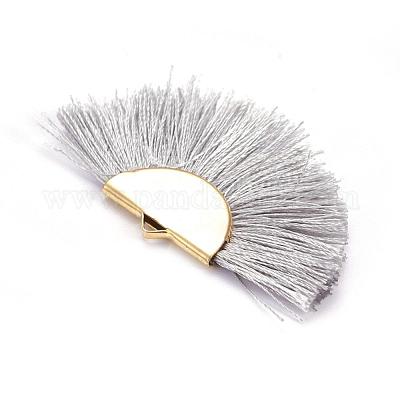 Décorations de pendentif pompon en polyester&nbsp;FIND-I008-01-1
