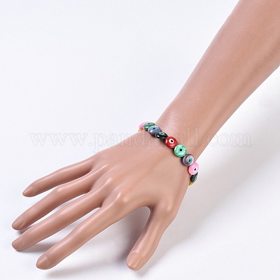 Süßwasser-Shell-Stretch-Armbänder&nbsp;BJEW-JB04365-1
