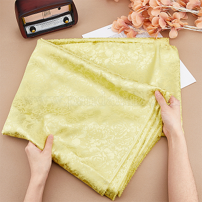 Polyestergewebe mit Blumenmuster&nbsp;DIY-WH0021-39A-1