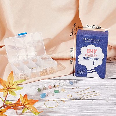 Kit fai da te per realizzare orecchini con pietre miste&nbsp;STAS-SC0017-43-1