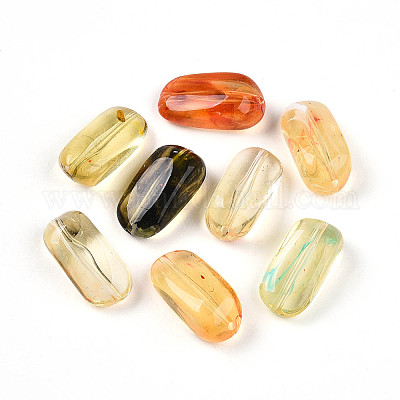 Abalorios de acrílico transparentes&nbsp;TACR-T028-36G-1