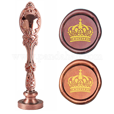 Wholesale CRASPIRE Wax Seal Stamp Sealing Wax Stamps Crown Pattern Retro  Alloy Stamp Wax Seal 25mm Removable Brass Seal Red Copper Handle for  Envelopes Invitations Wedding Embellishment Bottle Decoration 