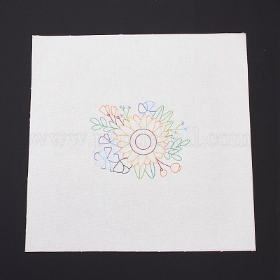 Wholesale DIY Embroidery Fabric with Eliminable Pattern 