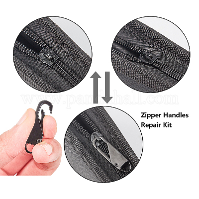 Zipper Pull Tab Replacement Metal Handle Mend Fixer For Suitcases Luggage  Jacket