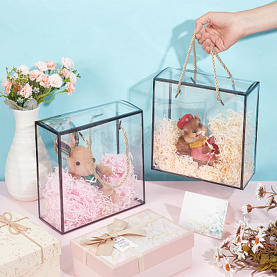 Transparente Geschenkbox aus PET-Kunststoff&nbsp;AJEW-WH0166-06A-01-1