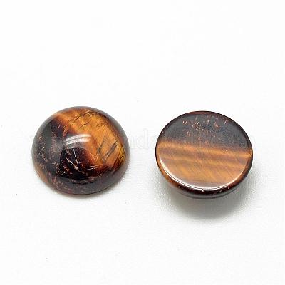 Tigre naturale cabochon occhio&nbsp;G-R416-8mm-35-1
