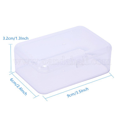 2 By 2 Inch Square Blue Acrylic Bead/Gem Storage Boxes 12 QTY 