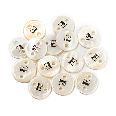 Boutons de nacre d'eau douce&nbsp;BUTT-Z001-01E-1