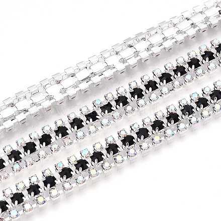 Catene della tazza del rhinestone di ferro&nbsp;CH-T006-04S-02-1