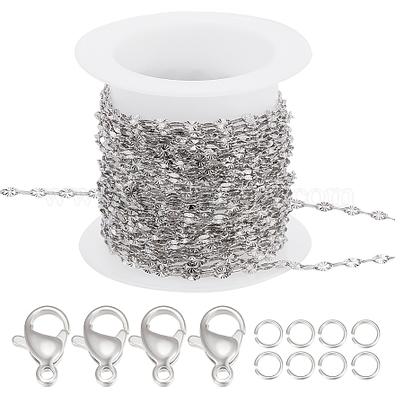 Beebeecraft kit de fabrication de collier de bracelet de chaîne de bricolage DIY-BBC0001-65-1