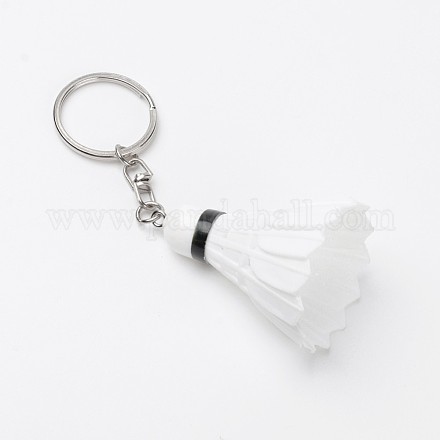 Porte-clés acrylique de badminton KEYC-L011-03-1