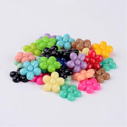 Opaque Resin Cabochons CRES-R14-M-1