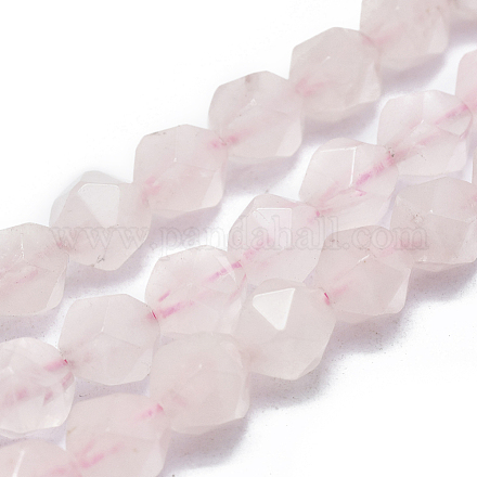 Chapelets de perles en quartz rose naturel G-K303-B15-10MM-1