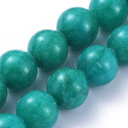 Chapelets de perles en jade Mashan naturel G-H1626-10MM-44-1