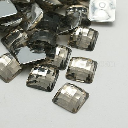 Cabochons en strass d'imitation acrylique de Taiwan GACR-A023-6x6mm-23-1