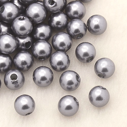 Perles acryliques de perles d'imitation PL609-09-1