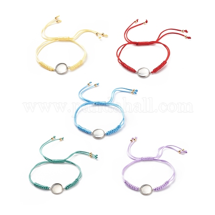 304 connecteur bracelets en acier inoxydable AJEW-JB01132-02-1