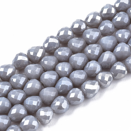 Opache perle di vetro fili EGLA-T008-16H-1