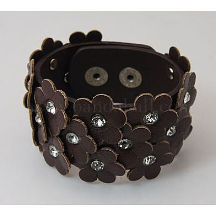 PU Leather Bracelets X-BJEW-C126-1