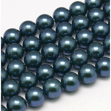 Shell Pearl Beads Strands SP8MM612-1
