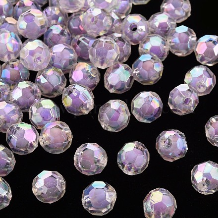 Perles en acrylique transparente TACR-S152-04B-SS2114-1