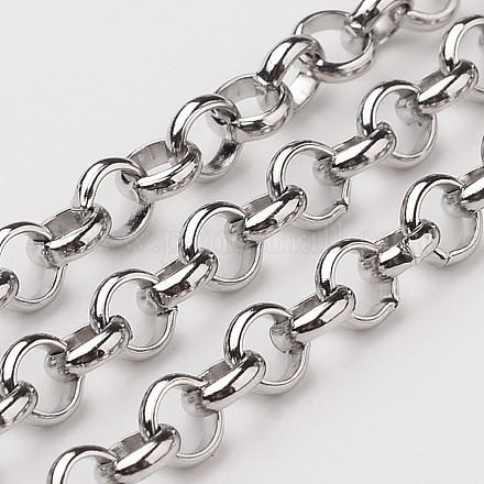 3.28 Feet 304 Stainless Steel Rolo Chains X-CHS-L015-52-1