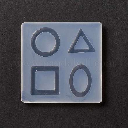 Stampi in silicone fai da te ovali e anelli e quadrati e triangoli SIMO-B001-07-1