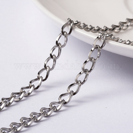 304 acero inoxidable cadena de bordón de cadena trenzada CHS-H007-68P-1