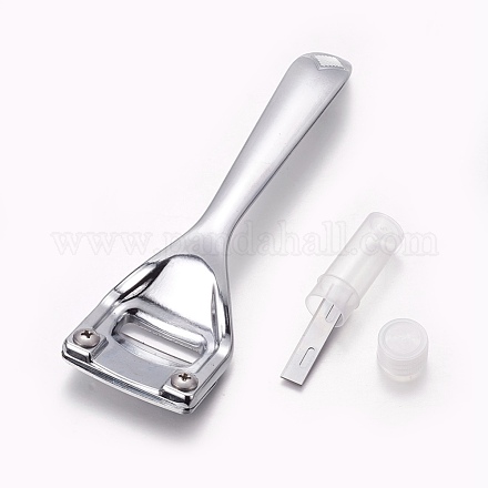 Alloy Leather Skiver TOOL-WH0115-02P-1
