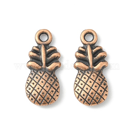 Ananas pendentifs en alliage de style tibétain TIBEP-N008-13R-NR-1